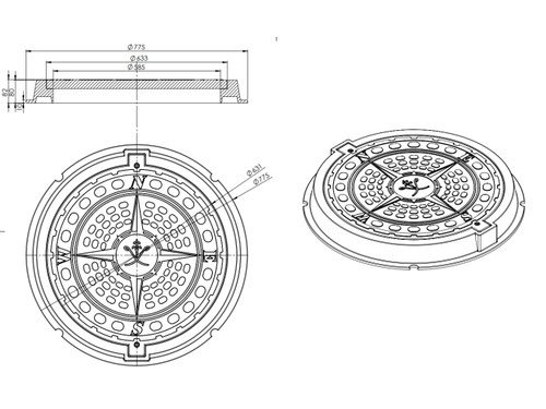 Poklopy na dešťovou nádrž