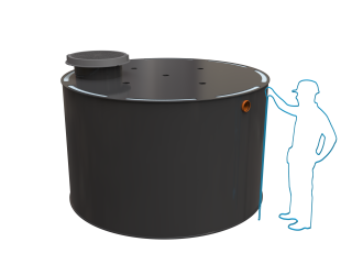 Dvouplášťové septiky Český Standard Objem: 6m³