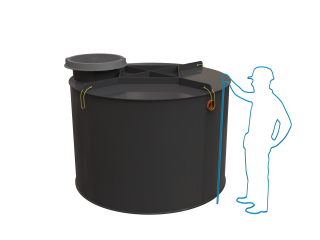 Samonosné septiky Český Standard Objem: 4m³