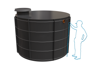 Jímky k obetonování Český Standard Objem: 8m³