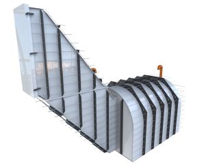 Sklep a úkryt Quick 3 Délka: 3000 mm, Typ uložení: K obetonování