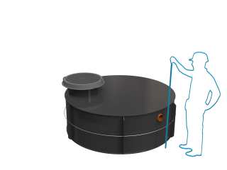 Jímky k obetonování Český Standard Objem: 2m³