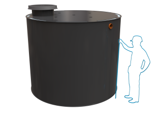 Dvouplášťové septiky Český Standard Objem: 8m³