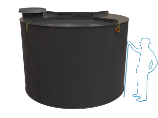 Samonosné septiky Český Standard Objem: 14m³