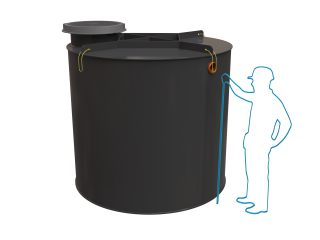 Samonosné septiky Český Standard Objem: 5m³