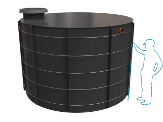 Jímky k obetonování Český Standard Objem: 14m³