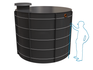 Jímky k obetonování Český Standard Objem: 9m³