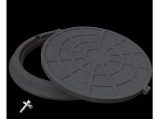 Český Standard Kompozitní poklop uzamykatelný