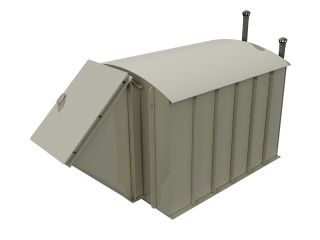 Plastový sklep COMFORT s bočním vstupem - šikmým -  4.6 x 2.4 m