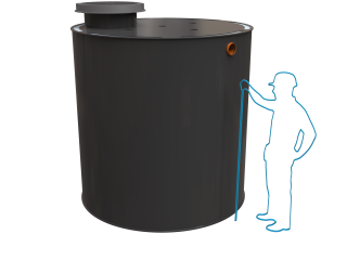 Dvouplášťové septiky Český Standard Objem: 5m³