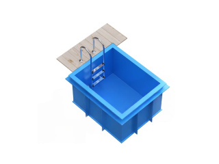 Obdélníková káď PREMIUM 1,5 x 1,0 x 1,2 m