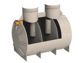 Septik tříkomorový L4,3 m